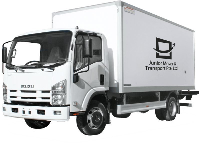 Professional moving truck in Singapore.Junior Mover Transport